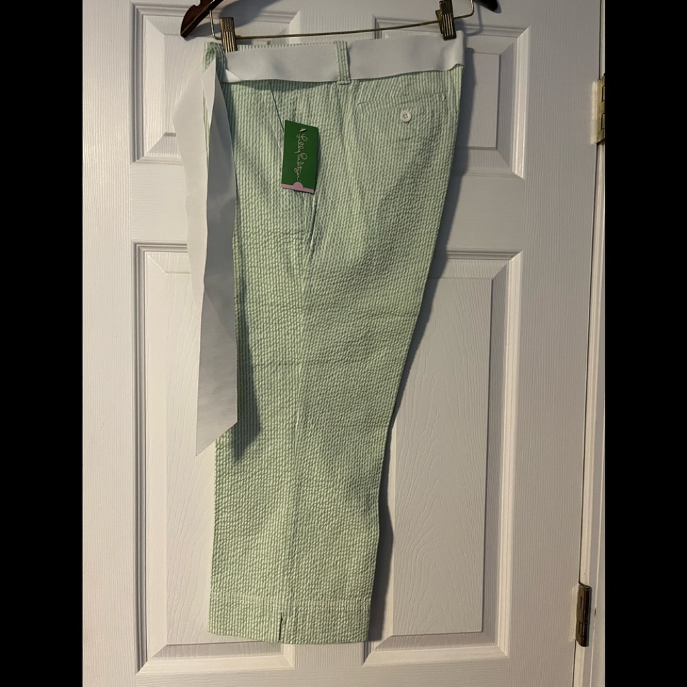 Lilly Pulitzer seersucker pant! Unique vintage.Lilly Pulitzer COLLECTION - Picture 3 of 8